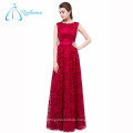 A-Linie Spitze China-kundenspezifisches langes Abend-Kleid
